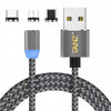 3 in 1 Magnetic USB Cable with Type C, Lightening and Micro Adapters - TanzOutlet